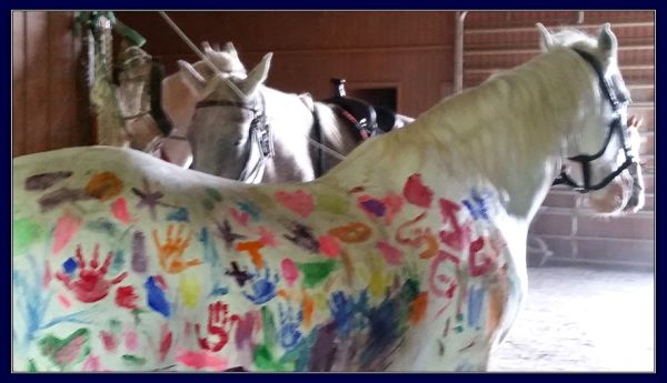 Pony Painting Parties at Peavine Creek Farm.