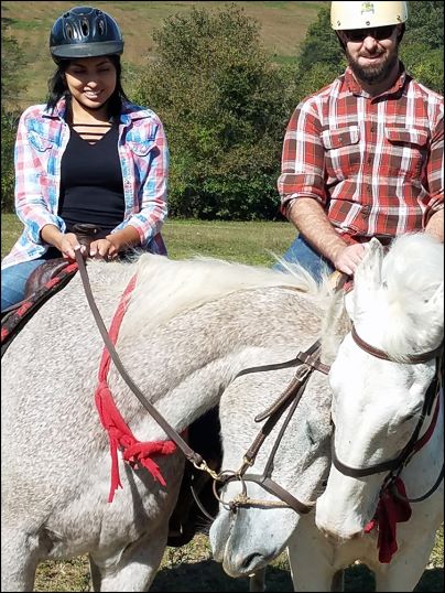 Trail rides at Peavine Creek Farm